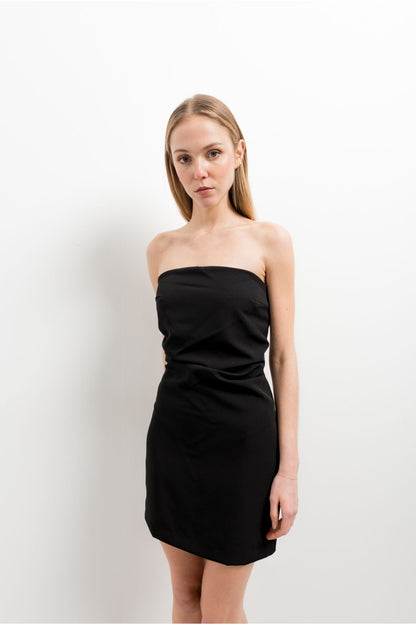 Μίνι Στράπλες Φόρεμα- Mini Strapless Dress